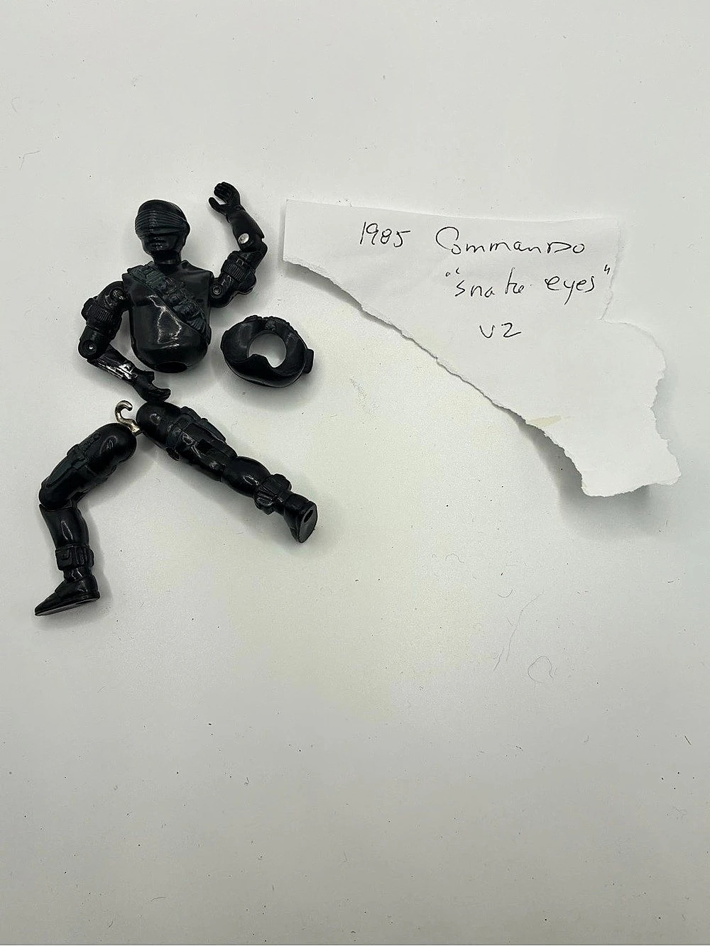 Hasbro Snake Eyes v2 Black Action Figure Parts